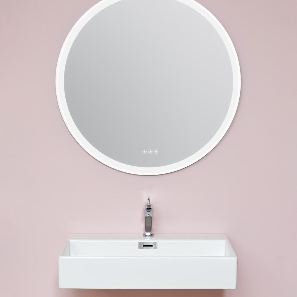 Torino spejl – Ø: 80cm