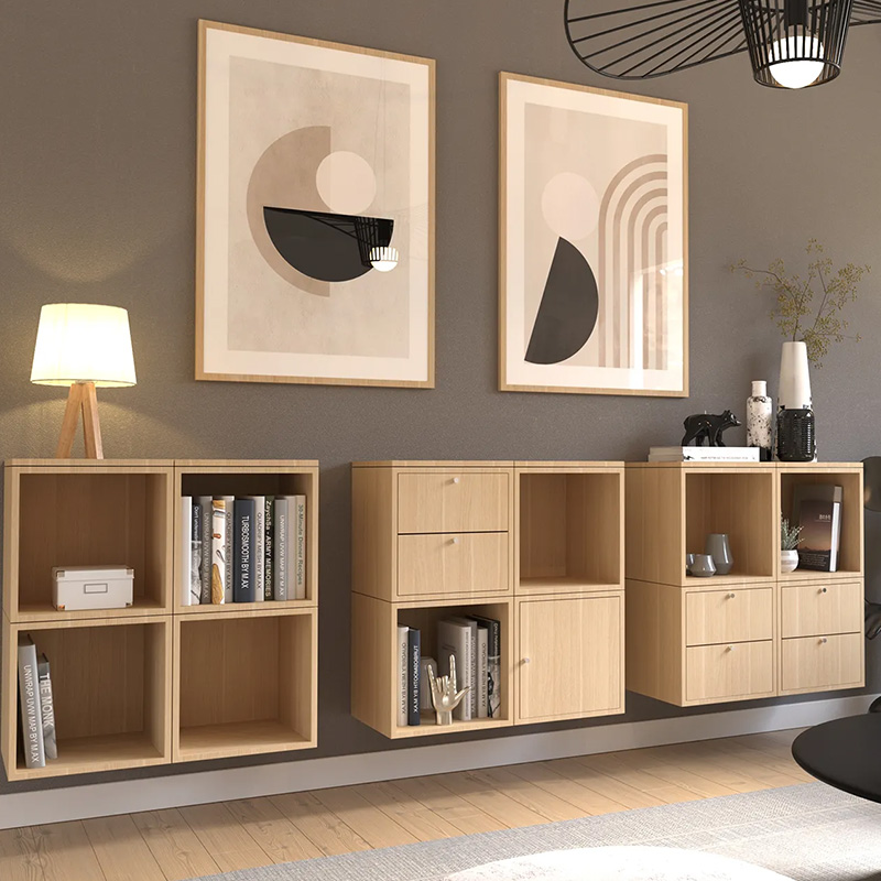 Reolsystem | Lys eg laminat